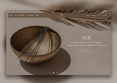 AIME ui ux web design