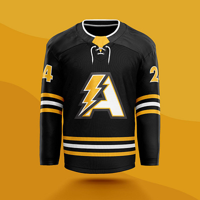 Acton Chargers House League Hockey — Re-branding branding design hockey jersey lightning sports