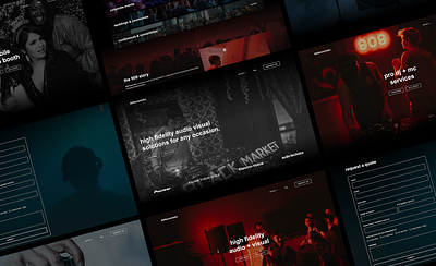 909 Events BC - Music Event Production Company Website branding content creation design graphic design illustration instagram ui user experience user interface ux vector web design