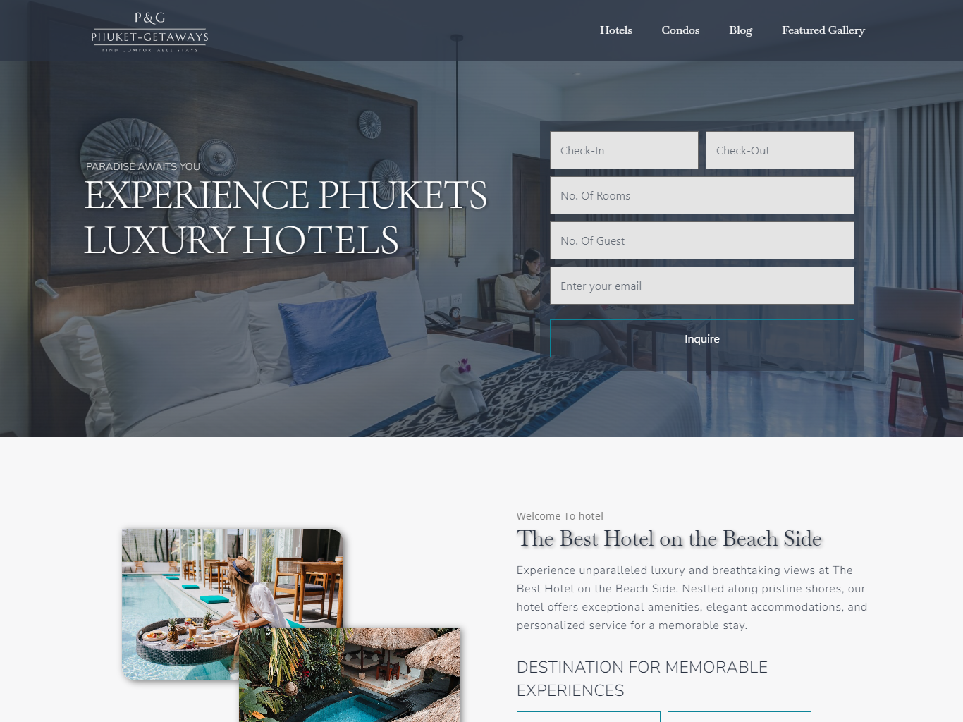 Hotel Booking Website by Md Sohag on Dribbble