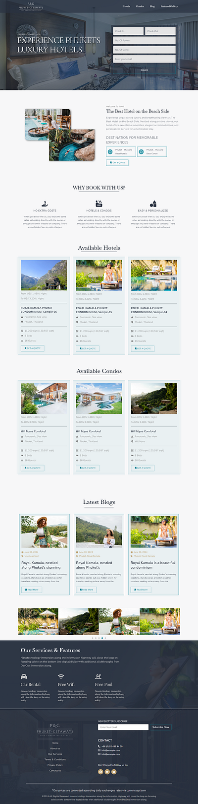 Hotel Booking Website blog website crocoblock website dynamic website elementor pro elementor website hotel booking website listing website property listing website realtor website travel booking website website design wordpress website