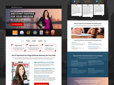 Design & Conversion Rate Optimization // Law Anna R. Yum cro graphic design landing page ui