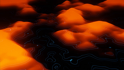 Topography 3d design loop mograph motion graphics