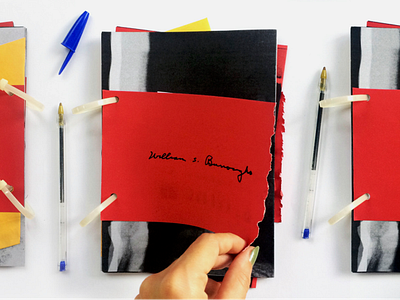 Beatnik series: Burroughs’ Book-object book book object design editorial experimental