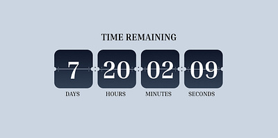 Countdown Timer Design countdown timer dailyui design figma ui ui design ui ux design ux