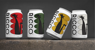 Ricco Canned Coffee | Brand Identity adobe illustrator branding graphic design illustration logo design photoshop ui vector visual identity