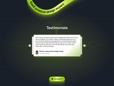 Testimonial design saas dark client feedback design darkmode design design minimal saas minuiux product design saad product design expert saas dark mode saas designer saas expert saas product design saas testimonial testimonial design ui upwork user experience ux uxui designer