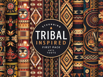 Tribal design pack 1 design graphic design illustration vector