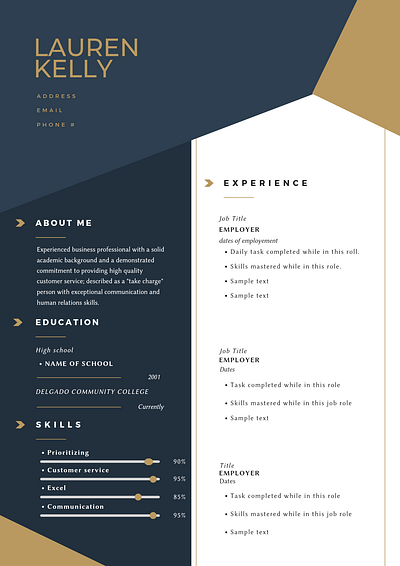 Resume creative document document design pdf resume