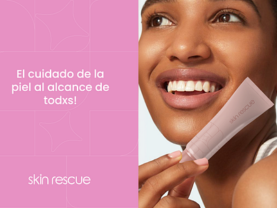 Skin Rescue: Diseño de Identidad Visual & Branding beauty branding graphic design logo skincare