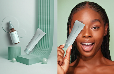 skin rescue: Visual Identity Design & Branding beautybrand branding graphic design logo skincare