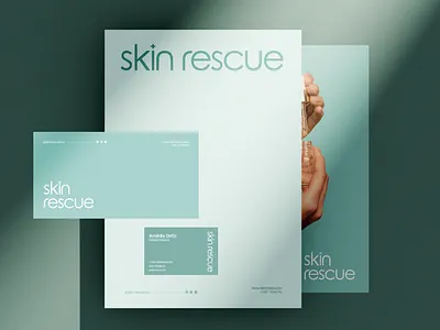 Skin Rescue: el cuidado de la piel al alcance de todos beauty brand branding graphic design logo skincare brand