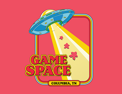 Game Space Shirt Design alien game space shirt design ufo