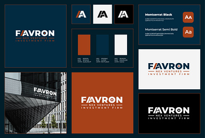 FAVRON VENTURES branding graphic design logo venture logo