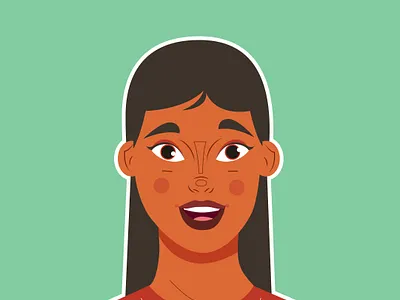 a smile design flat flatdesign illustration illustration art ui vector