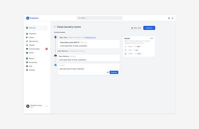 scalestar wip design house property property management realestate scalestar ui ux