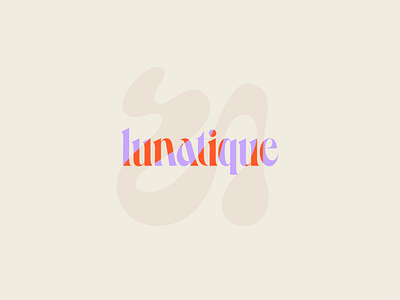 🚀 It's just a name change! 😊 branding graphic design logo logo design logo mark logotype lunatique monogram rebranding