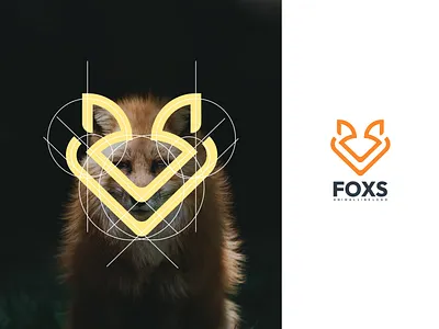 Foxs Logo Line branding design graphic design icon illustration logo logo design logotype vector