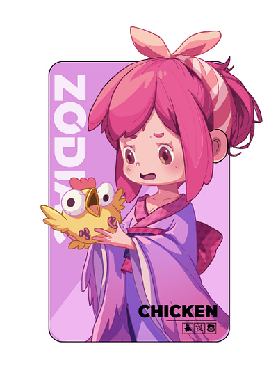 Chinese Zodiac IP Character Design-Chicken character design characters design illustration ipdesign