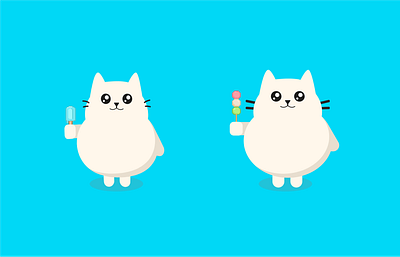 Chubby Cat art branding branding reference cat character designer design dribbble freelance graphic design reference illustration illustrator trending ui ui design visual design