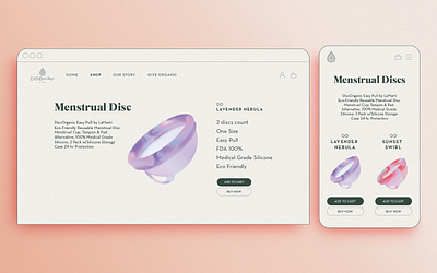 Menstrual Disc Branding