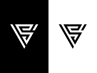 SV logo branding design digital art graphic design icon identity illustration letter mark logo logo design logo designer logotype minimalist sv sv logo sv monogram vector vs vs logo vs monogram