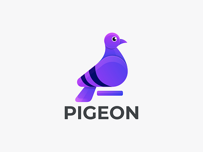 PIGEON branding design graphic design logo pigeon pigeon coloring pigeon design graphic pigeon logo pigeon purple
