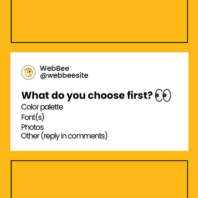 What do you choose first? ✨ technology webdevelopment website design