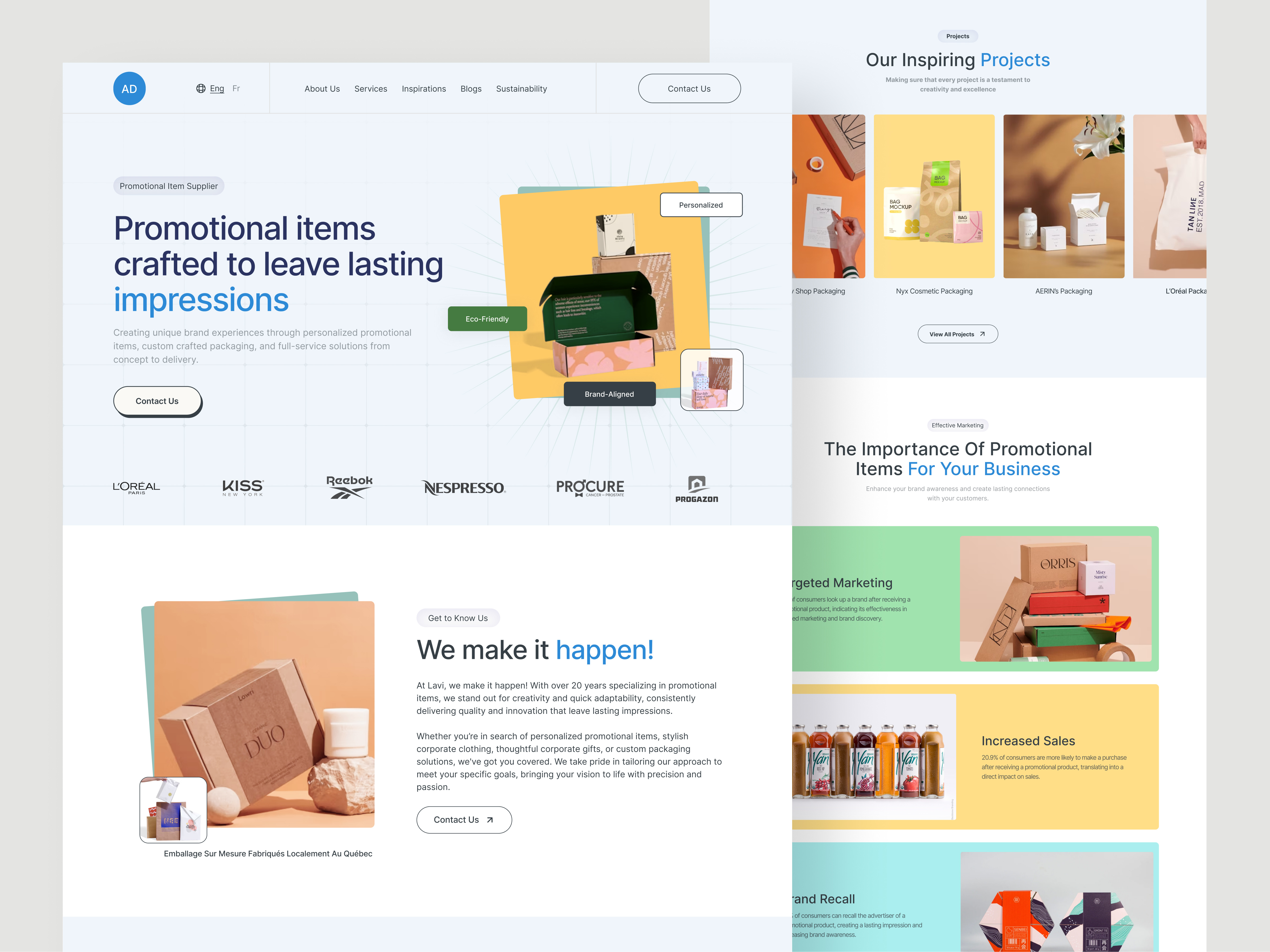 Example of Minimal Website Design