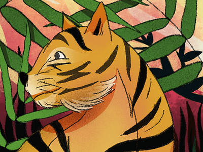 Tiger illustration illustration procreate procreate illustration tiger tiger illustration