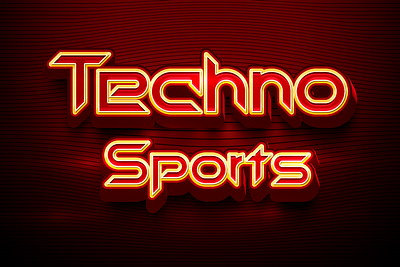 Techno Sports Font adobe illustrator font branding creative fabrica creative typography digital font dynamic font font design futuristic font geometric font graphic design illustrator strokes logo samaon font sleek font sports branding sporty tech design techno font