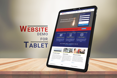 Website Demo For Tablet