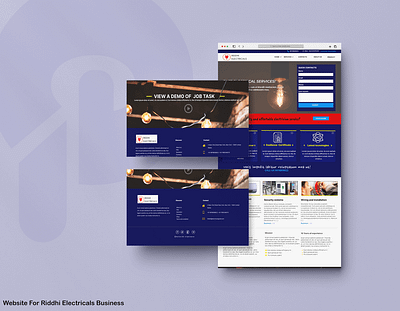 Website For Riddhi Electricals Business