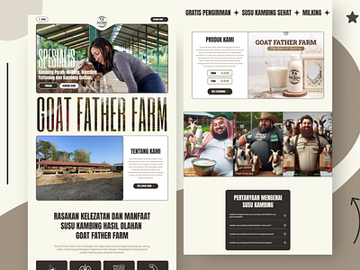 Complete Redesign Website of Goat Father Farm branding design farm framer goat ui website