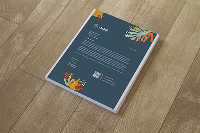 Letterhead Design branding graphic design illustration vector