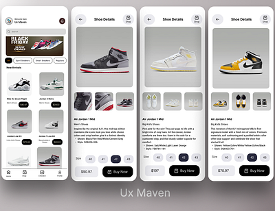 App Designed for Shoe Store Owners design illustration figma logo ui ui and ux ui website design ux ux design website design