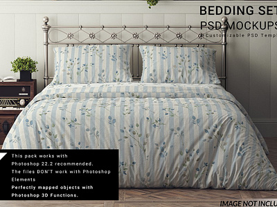 Bedding Mockup Set bed linen bedding mock up bedding mockup bedding mockup set bedding mockups bedding set bedding template beddings cushion euro pillow pillow pillow sham sham sheet sheets