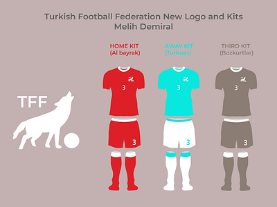 Turkish Football Fedaration's New Logo and New Kits bozkurt gray wolf melih demiral turkish football federation turkish football tam new kits turkish football team turkish football teams emblem