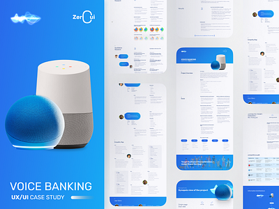 Voice Banking Case Study alexa ui banking ui bankinginnovation casestudy designprocess designthinking digitalbanking edgecases fintech hci techinnovation uiux usabilitytesting usercentereddesign uxdesign voice banking voicebanking voicerecognition zero ui