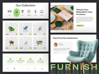 E-Commerce Website 3d animation branding ecommerce figma furniture graphic design landing page modern motion graphics shop shopify ui uiux ux website