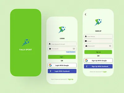 Sign up for Sport App app codsoft sport ui ux uxui
