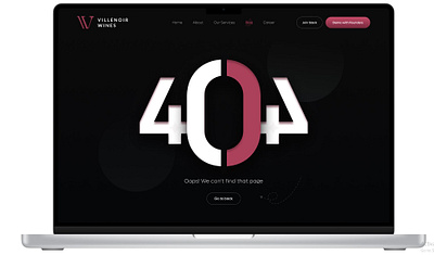 404 Error Page graphic design ui