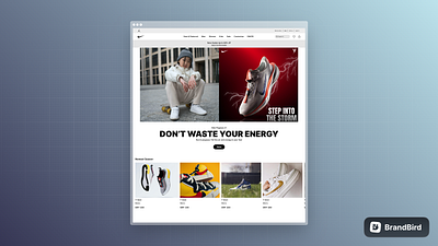 Nike- Redesign graphic design ui uiux ux webdesign