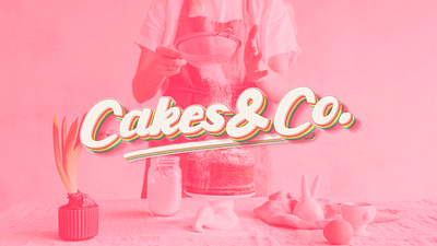 Branding Kit for Cakes&Co - Cakes and Desserts aesthetics baking brandingkit colourpalatte creativeads design graphic design logo packaging