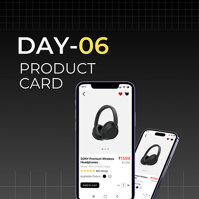 Daily UI Day-06/100: Simple E-commerce Product card designchallenge designing ecommerce product card ui uiuxdesign ux visual design