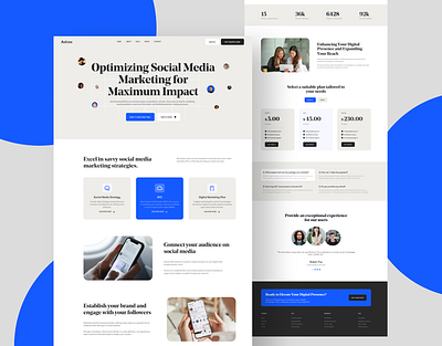 Landing page- Social Media Marketing