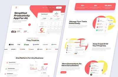 SAAS Landing page design for AI Business branding business website business website design design landing page landing page for business modern landing page design saas saas ai saas business saas landing page design saas website text ui ux web design website design website ui