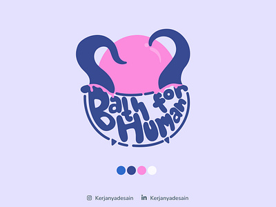 Logo Bath for Human - 2 brand design brand identity branding design graphic design illustrator kerjanyadesain logo product design quircky