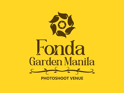 Fonda Garden Manila Logo art branding color design graphic design illustration logo