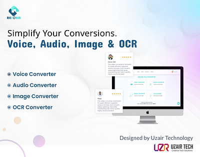 ReFORM Converter by Uzair Technology figma fileconversionservices mobile producd project service uikit uiux web design webdevelopmen